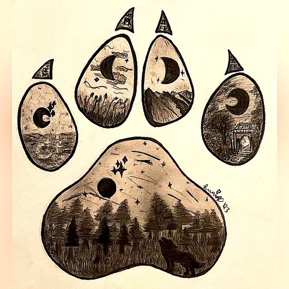 Art Titled: Wolf: I am Freedom - Picture 2 of 2